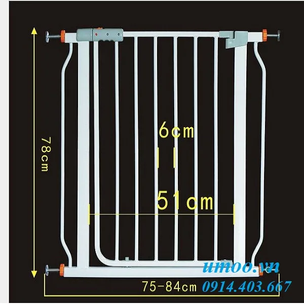 Thanh cầu thang Panda 118 dùng chặn cửa phòng, chặn cầu thang không cần khoan đục