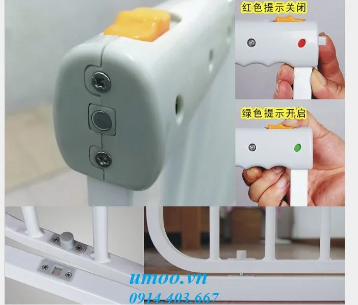 Thanh cầu thang Panda 118 dùng chặn cửa phòng, chặn cầu thang không cần khoan đục