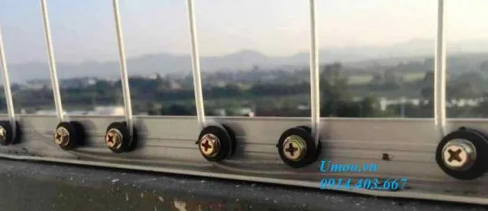 Thanh nẹp lưới an toàn, thanh nhôm định hình lưới an toàn ban công, cửa sổ