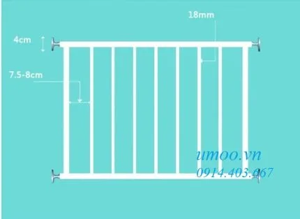 Chặn cửa phòng không cần khoan