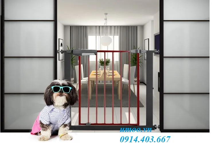 Chặn cửa không khoan Khaki 816 7 Chặn cửa Khaki màu nâu 816, thanh chắn cầu thang khaki 816