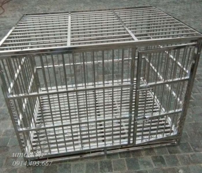 Chuồng inox chó to- chuồng chó inox T40