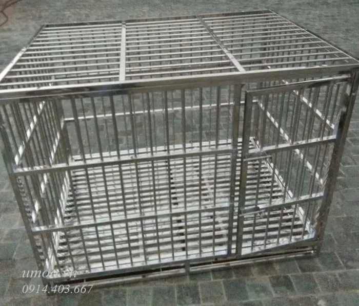 Chuồng inox chó to- chuồng chó inox T40