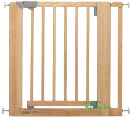 Thanh chắn cầu thang Ugo bằng gỗ tự nhiên, cao cấp an toàn cho bé