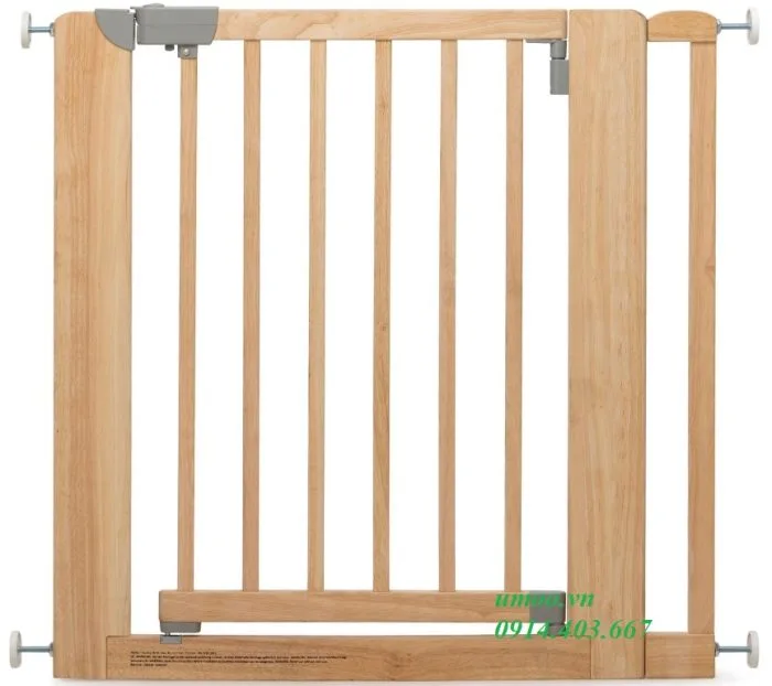 Thanh chắn cầu thang Ugo bằng gỗ tự nhiên, cao cấp an toàn cho bé