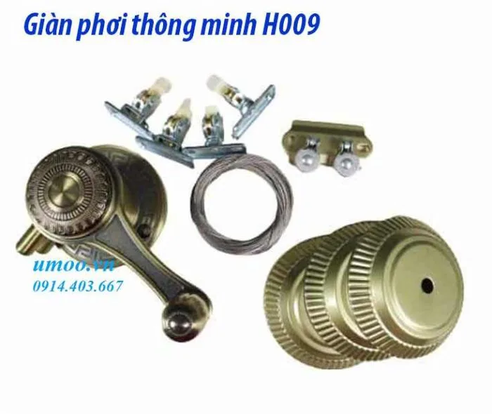 Giàn phơi thông minh H009, giàn phơi quần áo giá rẻ