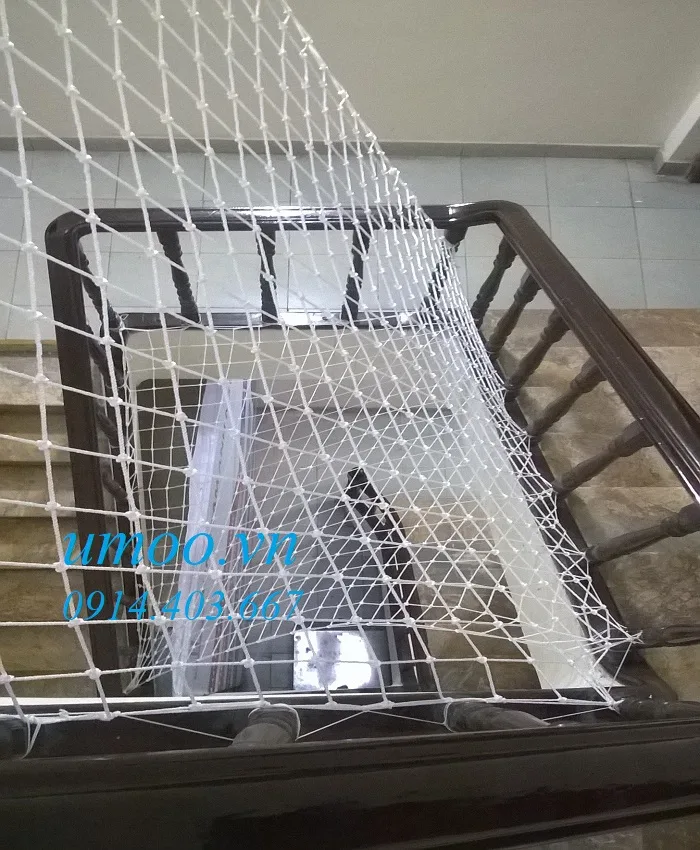 Lưới an toàn giếng trời sợi dù