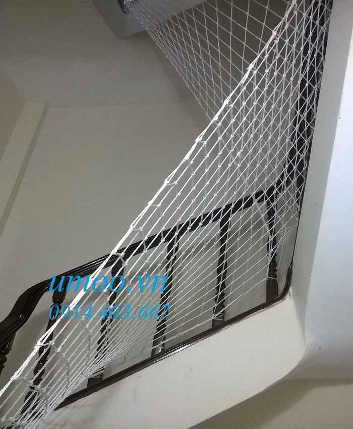 Lưới an toàn giếng trời sợi dù
