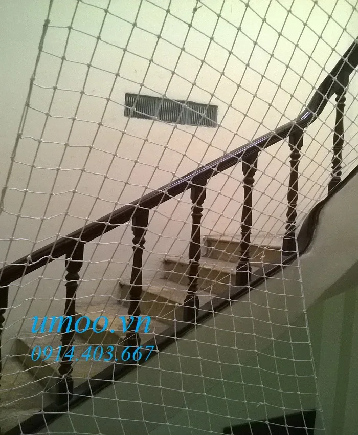 Lưới an toàn giếng trời sợi dù