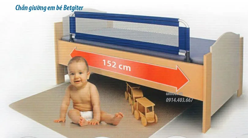 Chắn giường em bé Betgiter 1 Chắn giường em bé Betgiter dài 152cm