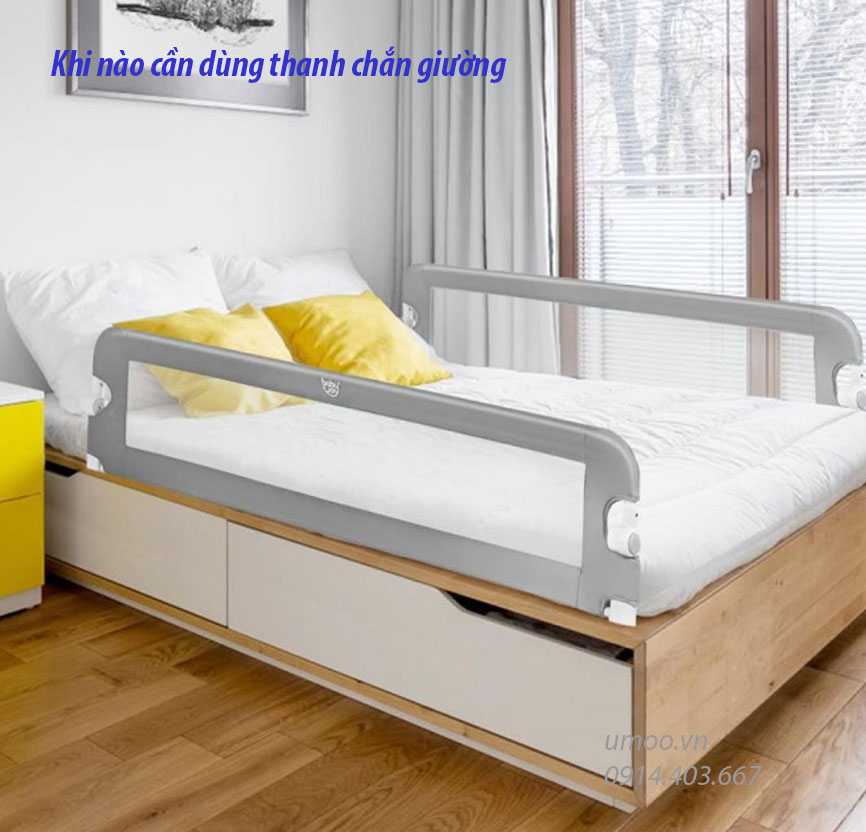 Khi nào cần dùng thanh chắn giường cho bé 1 Khi nào cần dùng thanh chắn giường cho bé, lưu ý khi sử dụng thanh chắn giường cho bé