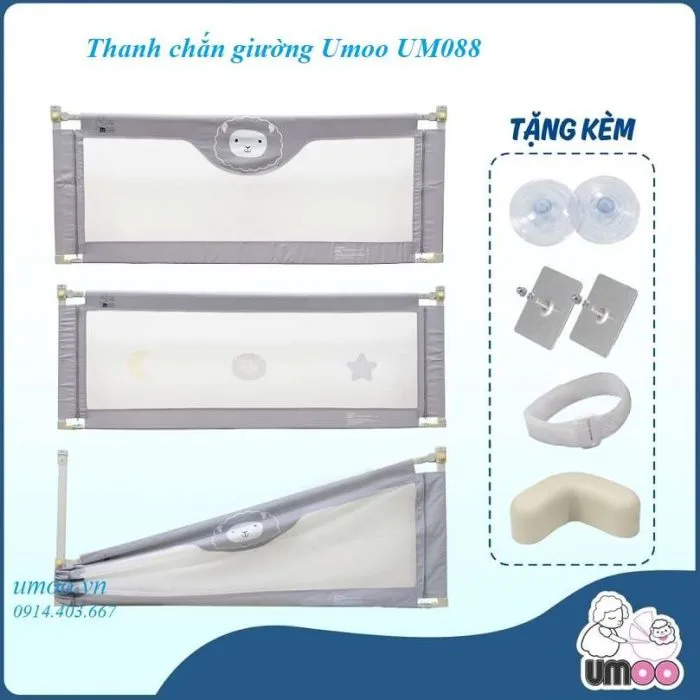 Thanh chắn giường Umoo UM088 bản mới nhất UM-088