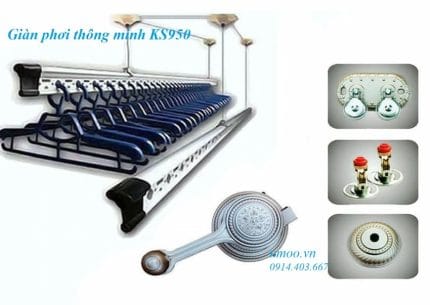 giàn phơi thông minh ks950