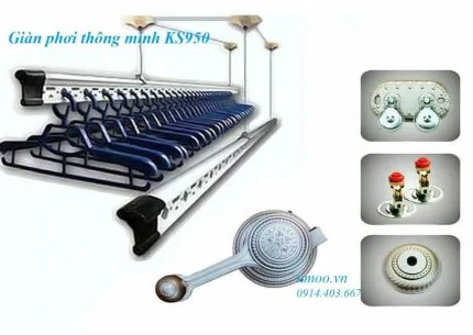 giàn phơi thông minh ks950