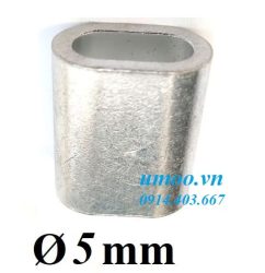 Cốt đầu nhôm khóa cáp 4 ly, cốt đầu nhôm khóa cáp 5 ly lưới an toàn